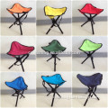 Outdoor hiking fishing lawn portable pocket folding chair with 3 legs steel blue